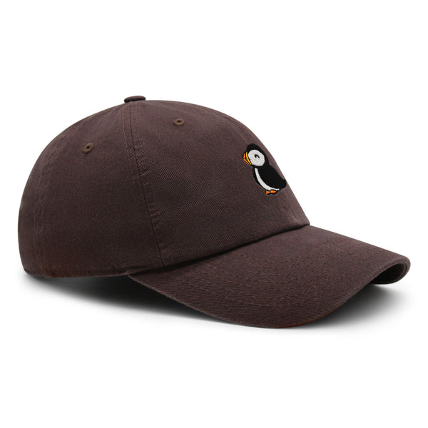 Puffin Premium Dad Hat Embroidered Baseball Cap Cute Bird