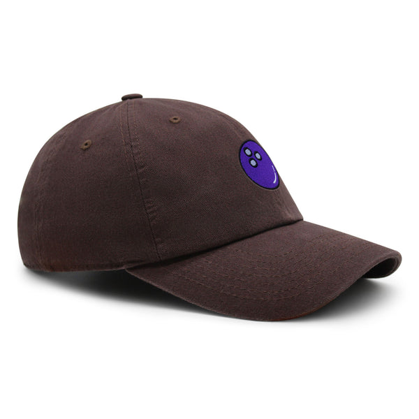 Bowling Ball Premium Dad Hat Embroidered Baseball Cap Cosmic