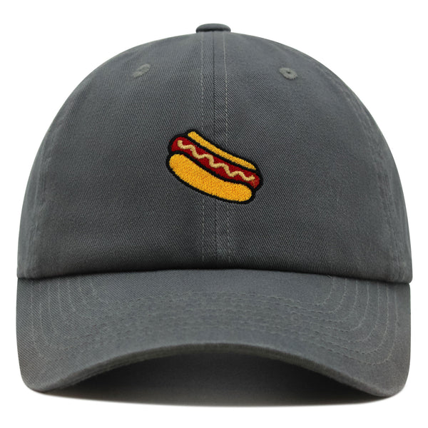 Hotdog Premium Dad Hat Embroidered Baseball Cap Foodie Sausage