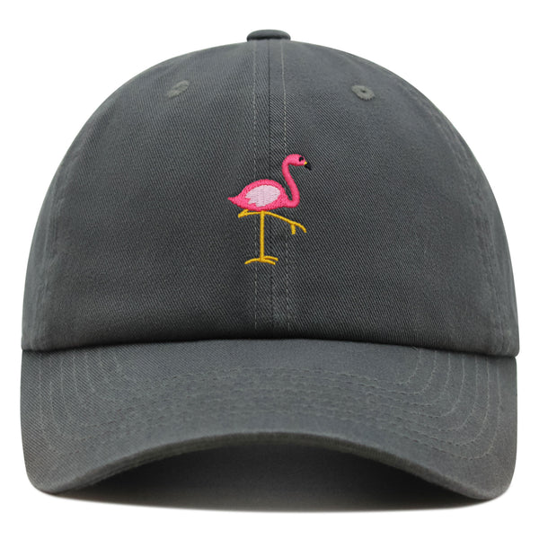 Flamingo Premium Dad Hat Embroidered Baseball Cap Bird Pink