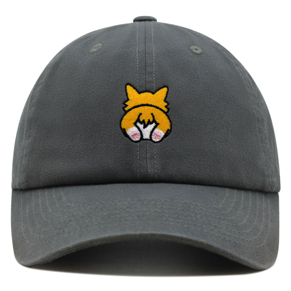 Corgi Butt Premium Dad Hat Embroidered Baseball Cap Welsh Corgi