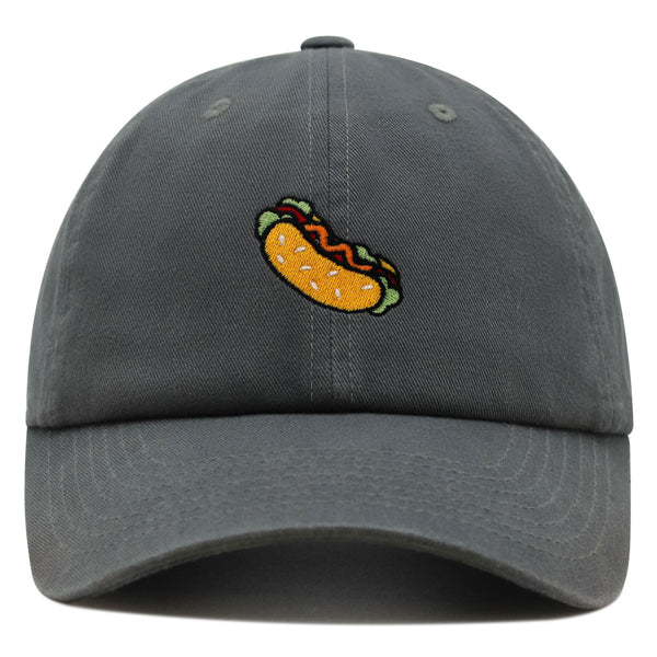 Hot Dog Premium Dad Hat Embroidered Baseball Cap Fast Food