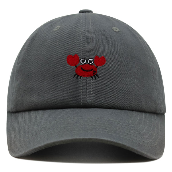 Funny Crab Premium Dad Hat Embroidered Baseball Cap Ocean Sea Fishing