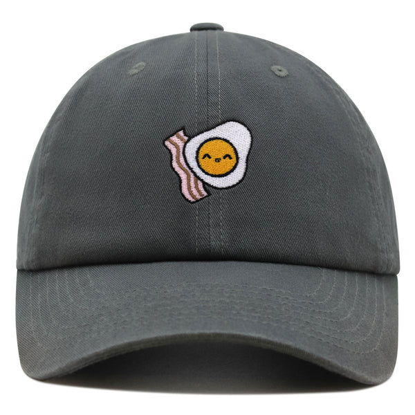 Egg and Bacon Premium Dad Hat Embroidered Baseball Cap Breakfast