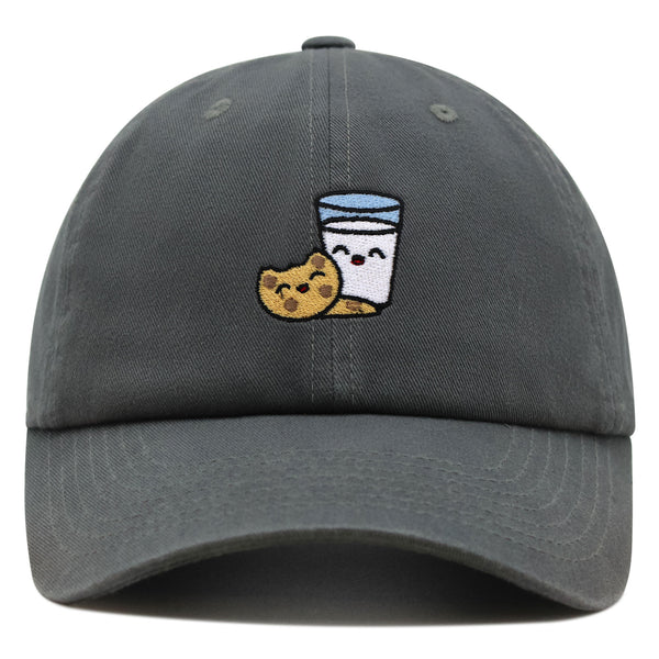 Milk and Cookie Premium Dad Hat Embroidered Baseball Cap Snack