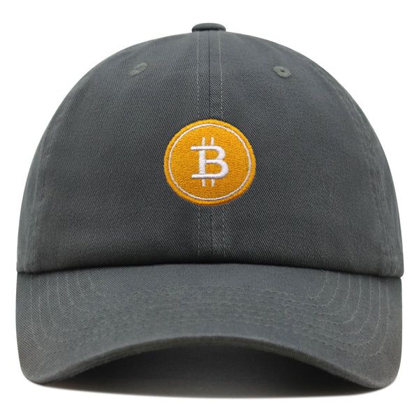 Bitcoin Premium Dad Hat Embroidered Baseball Cap Cryptocurrency Investing