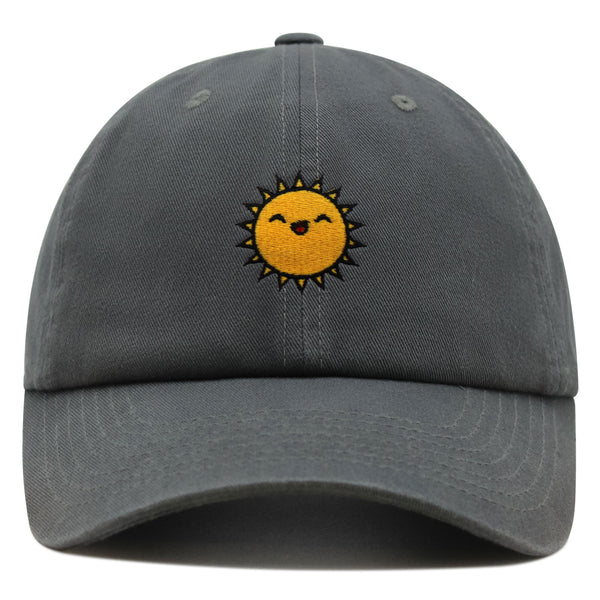 Happy Sun Premium Dad Hat Embroidered Baseball Cap Sunny Summer Morning