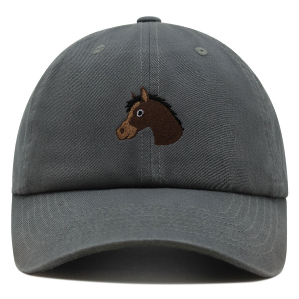 Horse Head Premium Dad Hat Embroidered Baseball Cap Cowboy Zoo