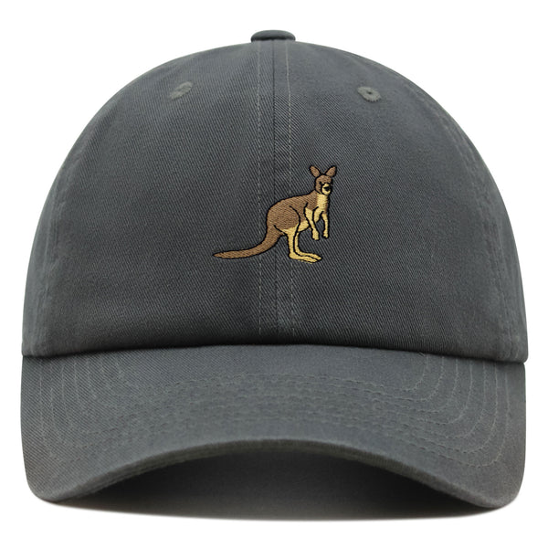 Kangaroo Premium Dad Hat Embroidered Baseball Cap Australia Animal