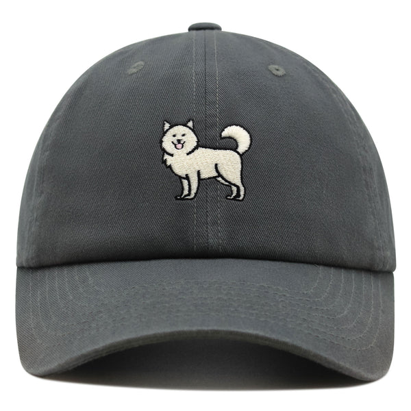 Samoyed Premium Dad Hat Embroidered Baseball Cap Dog Puppy