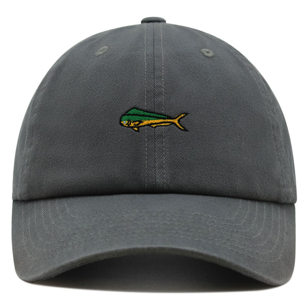 Mahi-Mahi Fish Premium Dad Hat Embroidered Baseball Cap Fishing Ocean