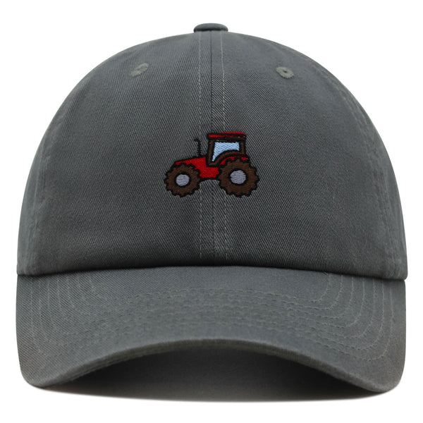 Tractor Premium Dad Hat Embroidered Baseball Cap Construction Farm