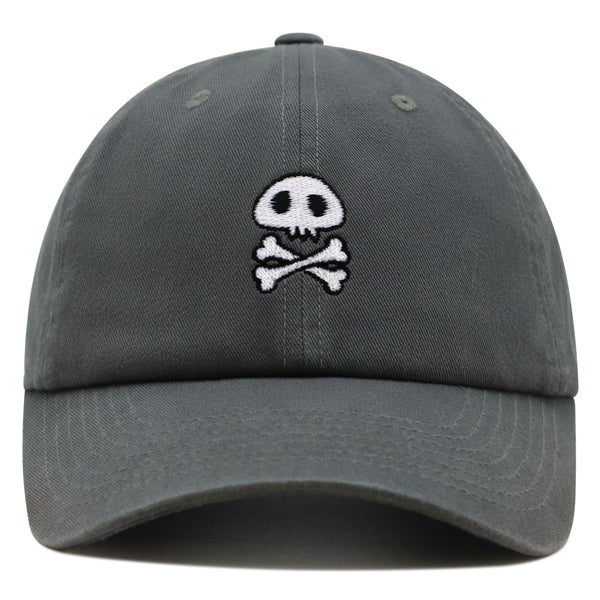 Skull Premium Dad Hat Embroidered Baseball Cap Cute Skull