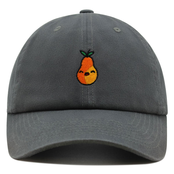 Pear Premium Dad Hat Embroidered Baseball Cap Fruit Vegan Foodie