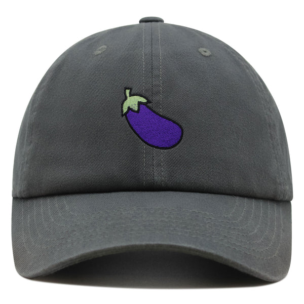 Eggplant Premium Dad Hat Embroidered Baseball Cap Foodie Vegetable