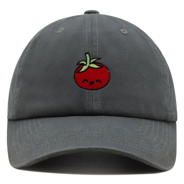 Tomato Premium Dad Hat Embroidered Baseball Cap Vegetable Vegan