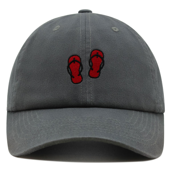 Flip-flops Premium Dad Hat Embroidered Baseball Cap Shoes Beach