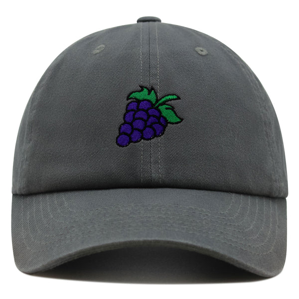 Grape Premium Dad Hat Embroidered Baseball Cap Farm Farmers Vegan