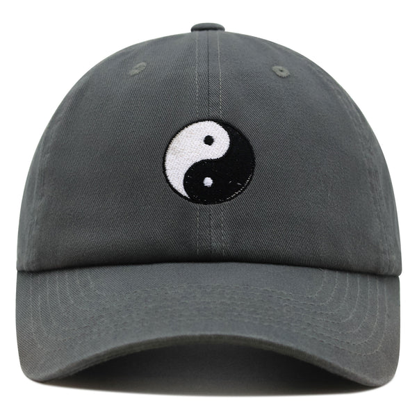 Ying Yang Premium Dad Hat Embroidered Baseball Cap Asian Meditation