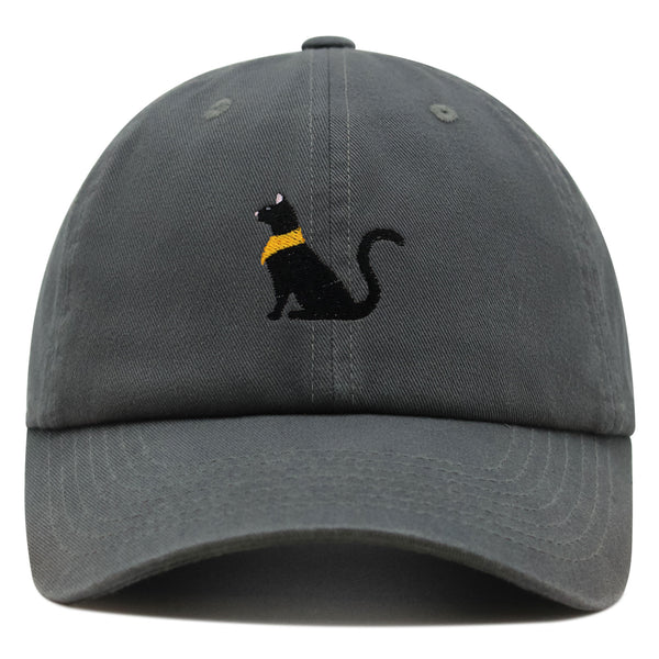 Black Egyptian Cat Premium Dad Hat Embroidered Baseball Cap Kitty