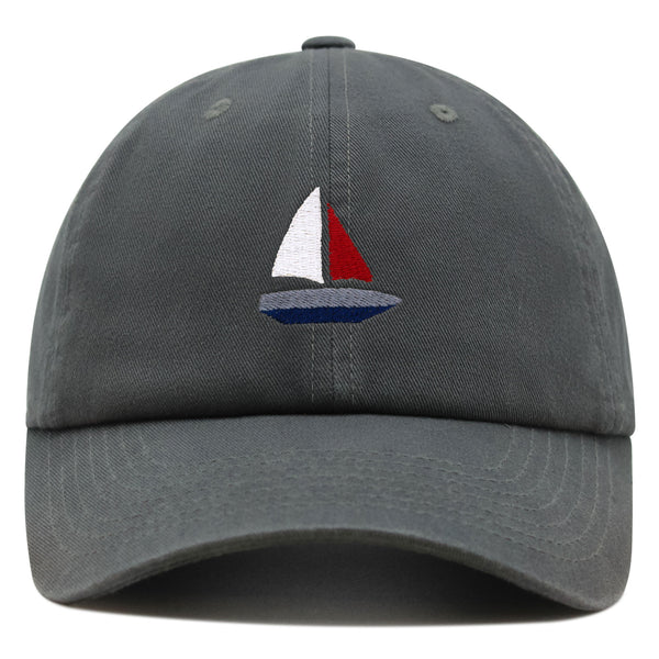 Cute Boat Premium Dad Hat Embroidered Baseball Cap Sailor Ocean