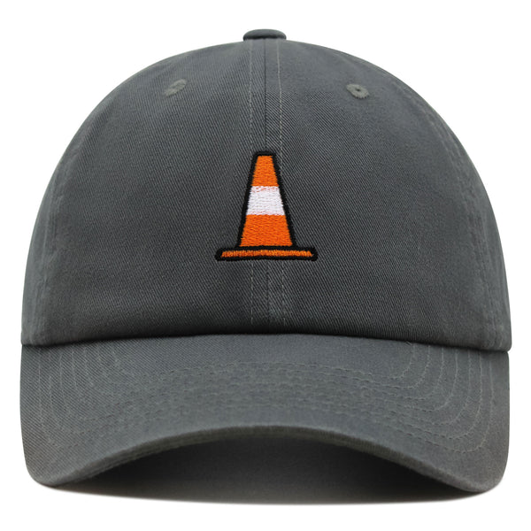 Safety Cone Premium Dad Hat Embroidered Baseball Cap Construction