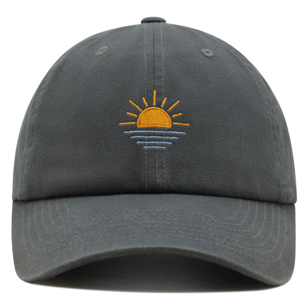 Sun Premium Dad Hat Embroidered Baseball Cap Sunset Sunrise