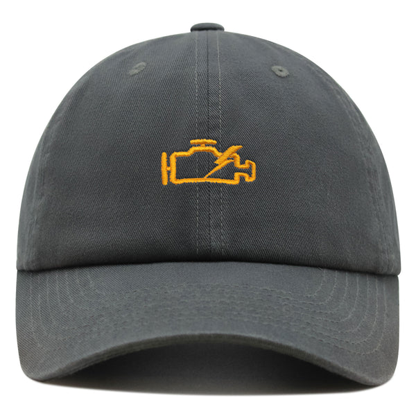 Check Engine Light Premium Dad Hat Embroidered Baseball Cap Car Racer