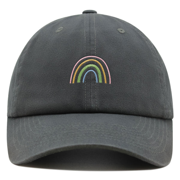 Rainbow Premium Dad Hat Embroidered Baseball Cap Pastel Cute