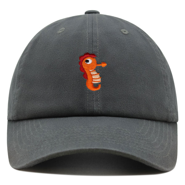 Sea Horse Premium Dad Hat Embroidered Baseball Cap Ocean Fish