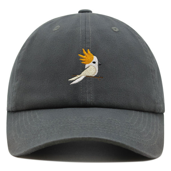 Cockatoo Premium Dad Hat Embroidered Baseball Cap Parrot Bird