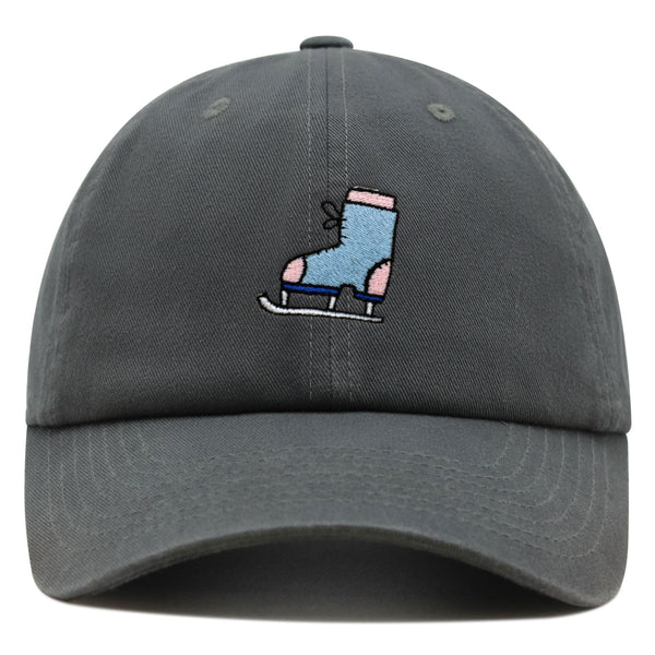 Ice Skating Premium Dad Hat Embroidered Baseball Cap Skate Winter