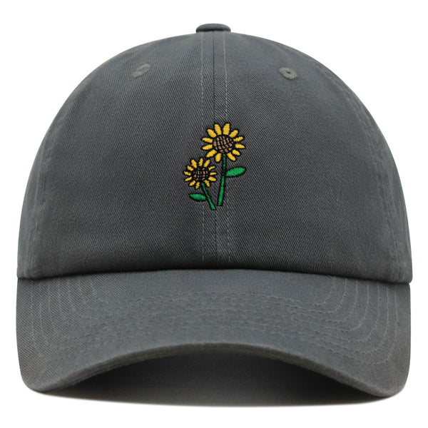 Sunflowers Premium Dad Hat Embroidered Baseball Cap Flower Floral