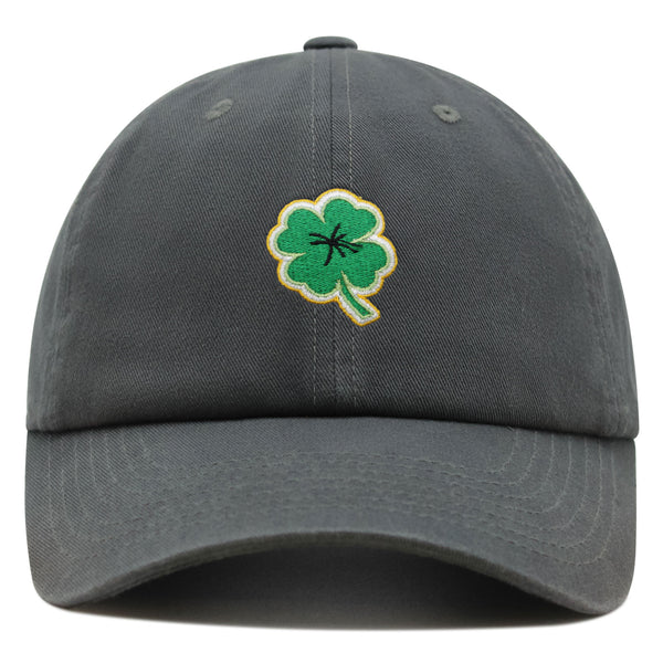 Clover Premium Dad Hat Embroidered Baseball Cap Lucky Plant