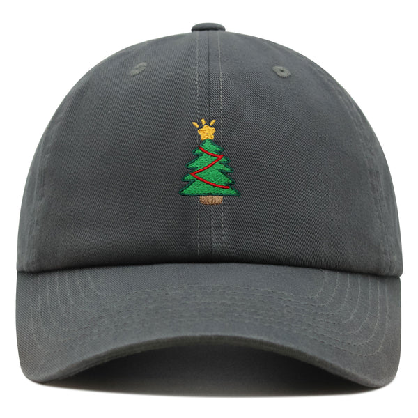 Christmas Tree Premium Dad Hat Embroidered Baseball Cap Holiday Santa