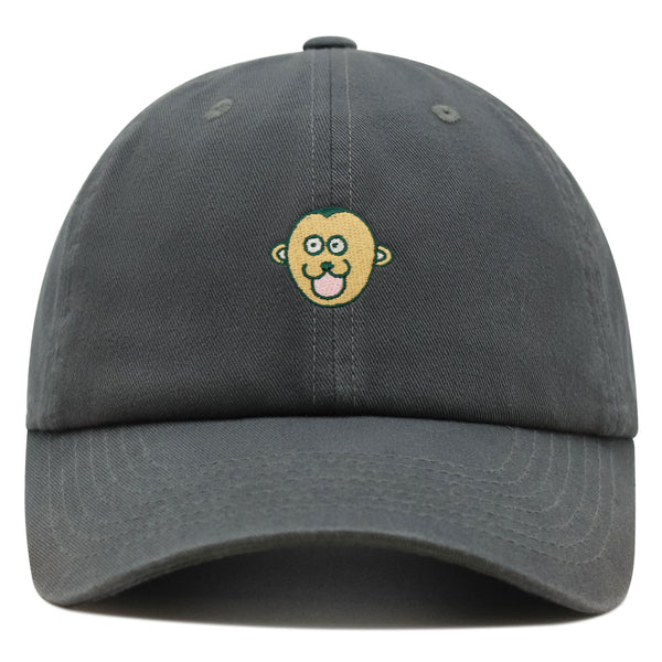 Monkey Face Premium Dad Hat Embroidered Baseball Cap Zoo Animal