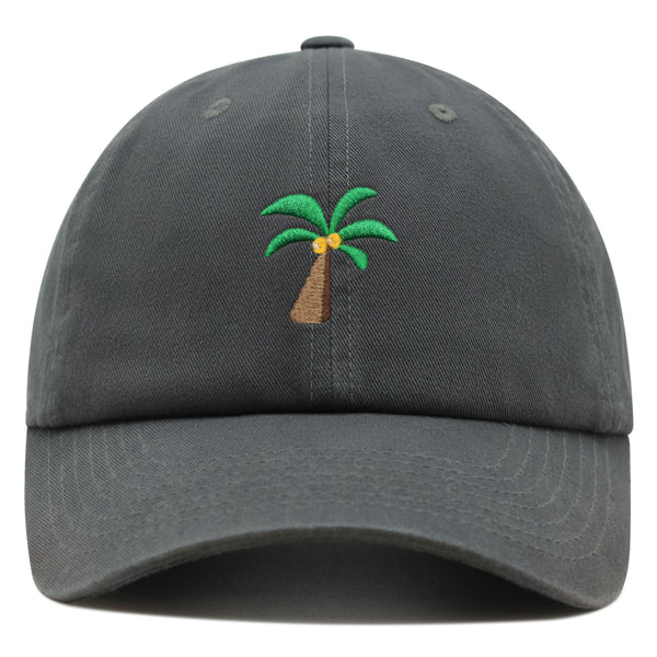 Palm Tree Premium Dad Hat Embroidered Baseball Cap Coconut