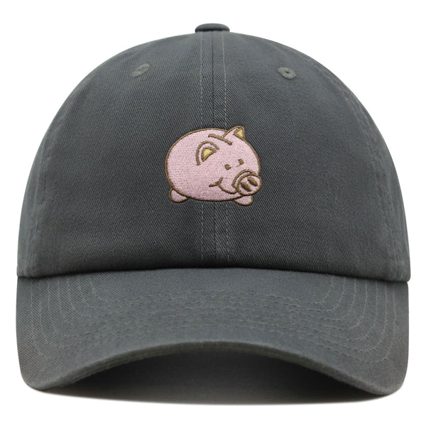 Piggy Bank Premium Dad Hat Embroidered Baseball Cap Coin