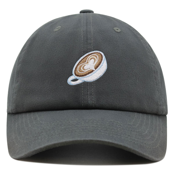 Latte Premium Dad Hat Embroidered Baseball Cap Coffee Cafe