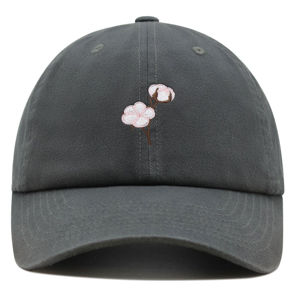 Cotton Flower Premium Dad Hat Embroidered Baseball Cap Tree