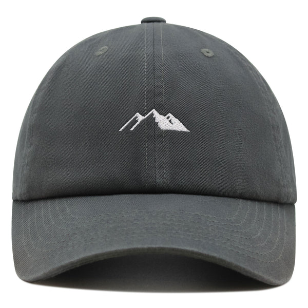 Mountain Premium Dad Hat Embroidered Baseball Cap Snowy