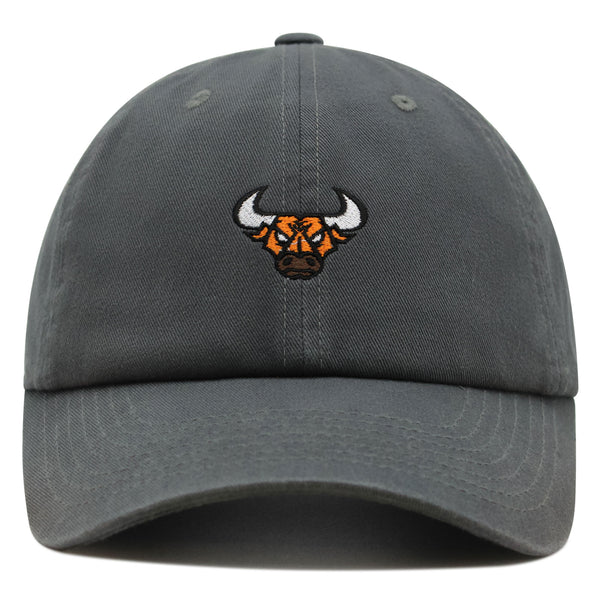 Bulls Premium Dad Hat Embroidered Baseball Cap Animal Basketball