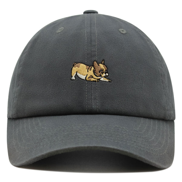 French Bulldog Premium Dad Hat Embroidered Baseball Cap Dog Puppy