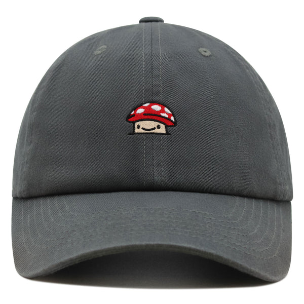 Mushroom  Premium Dad Hat Embroidered Baseball Cap Red