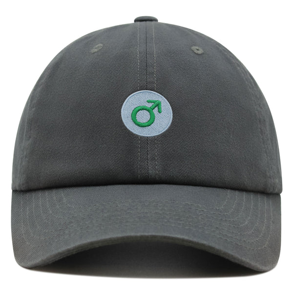 Male Gender Sign Premium Dad Hat Embroidered Baseball Cap Symbol