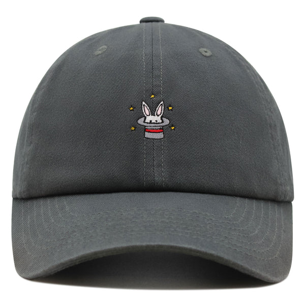 Magic Bunny in Hat Premium Dad Hat Embroidered Baseball Cap Magician