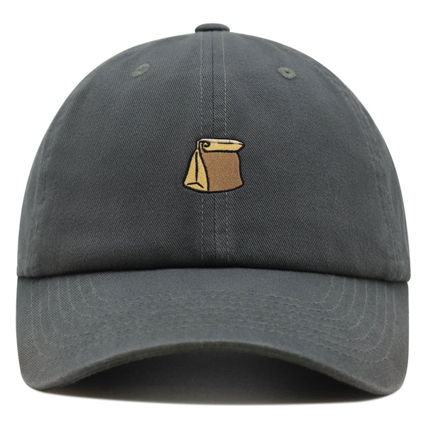 Paper Bag Premium Dad Hat Embroidered Baseball Cap Grocery