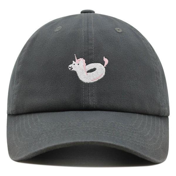 Unicorn Floaty Premium Dad Hat Embroidered Baseball Cap Swim