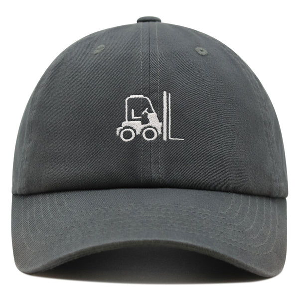 Forklift Premium Dad Hat Embroidered Baseball Cap Warehouse