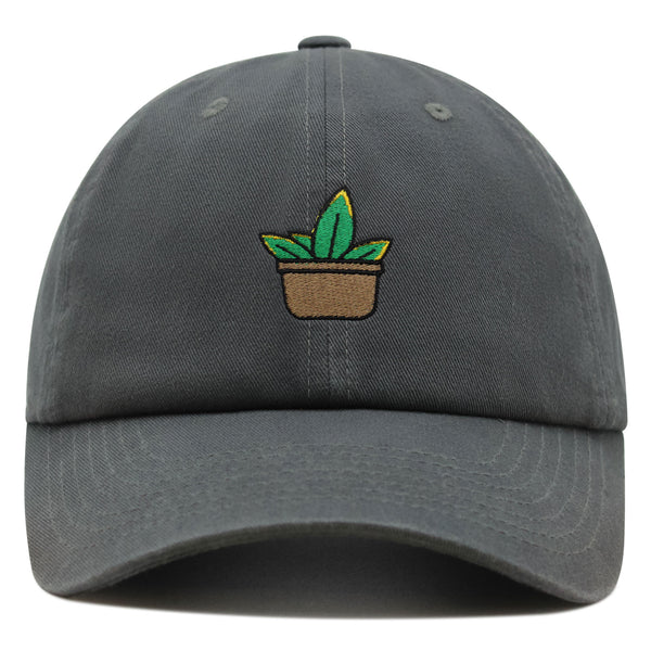 Aloe Plant Premium Dad Hat Embroidered Baseball Cap Pot